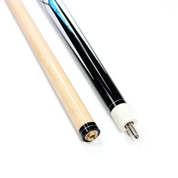 1 PC 2024 New Fashion 1/2 Maple Wood 57In Nine-ball Pool Billiard Cue Stick Billiard Cue 1/2 Split Billiard Pool Cue