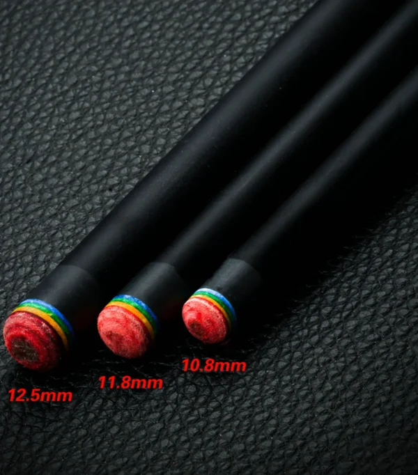 PREOAIDR 58" Magic King Black Technology 1/2 Billiard Pool Cue Stick 10.8mm/11.8mm/13mm + Extender